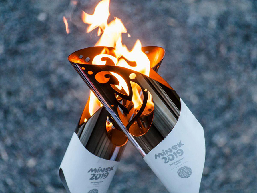 “Пламя мира” II Европейских игр начало путешествие по Шклову