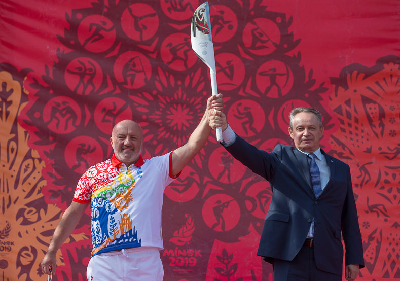 “Пламя мира” II Европейских игр пройдет по Гомельской области 500 эстафетных километров