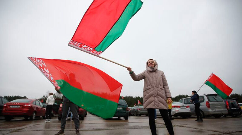 Автопробег “За Беларусь!” встречала Могилевская область