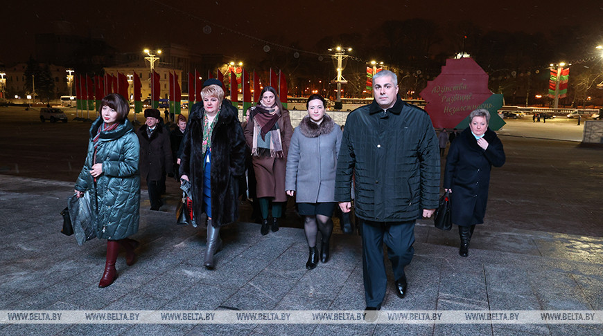 ФОТОФАКТ: Делегаты VI Всебелорусского народного собрания уже прибывают во Дворец Республики