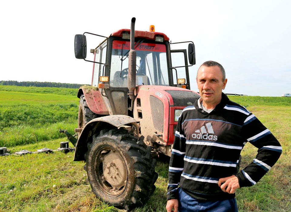 Есть первые тонны сенажа