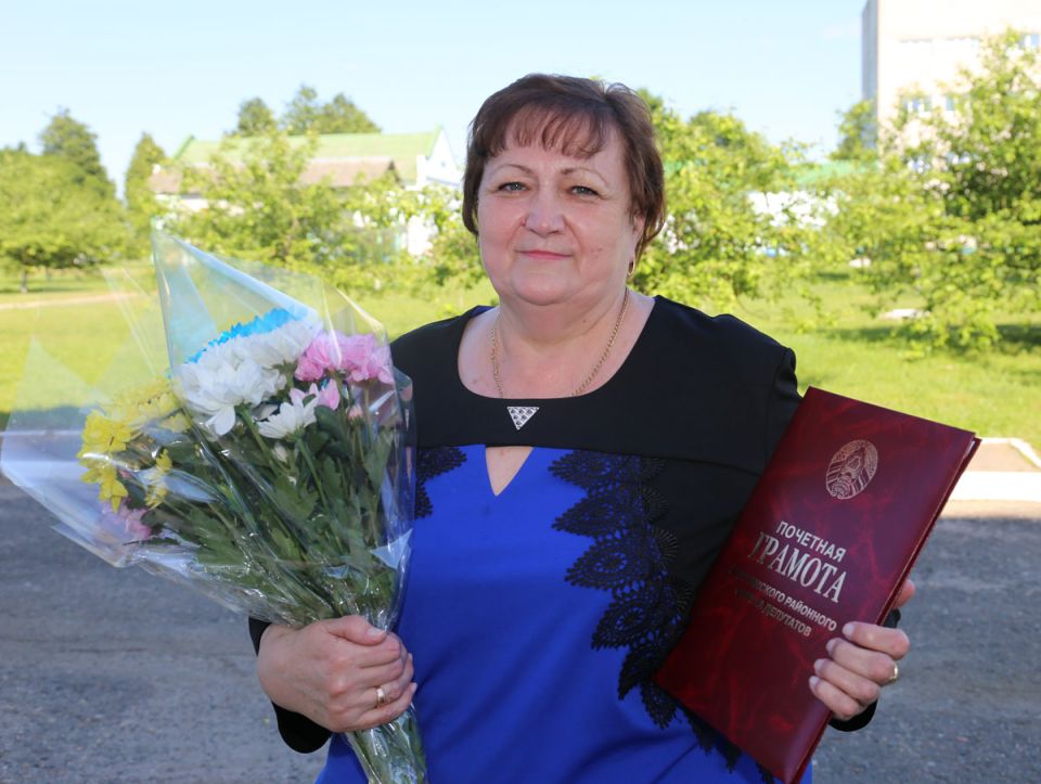 Отмечена за добросовестный труд