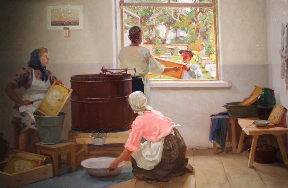 Выставка «Плынь часу» из фондов Национального художественного музея работает в музее Бялыницкого-Бирули Могилева