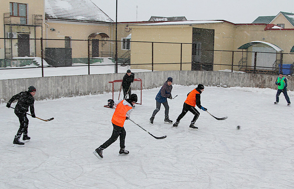На каток звала «Золотая шайба»