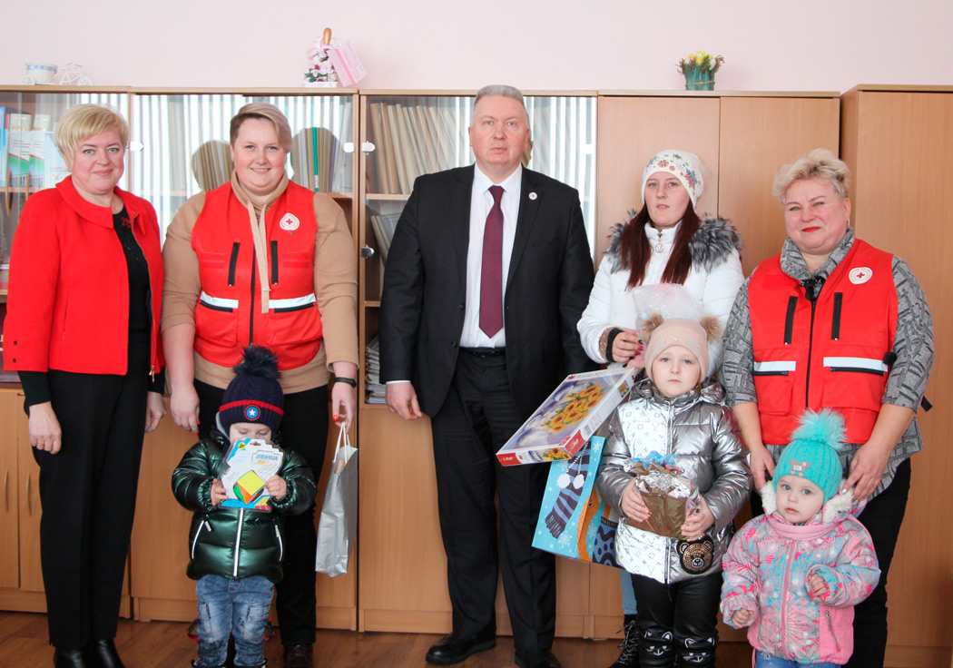 Круглянский район посетил председатель Могилёвской областной организации Белорусского общества Красного Креста Андрей Мартыновский