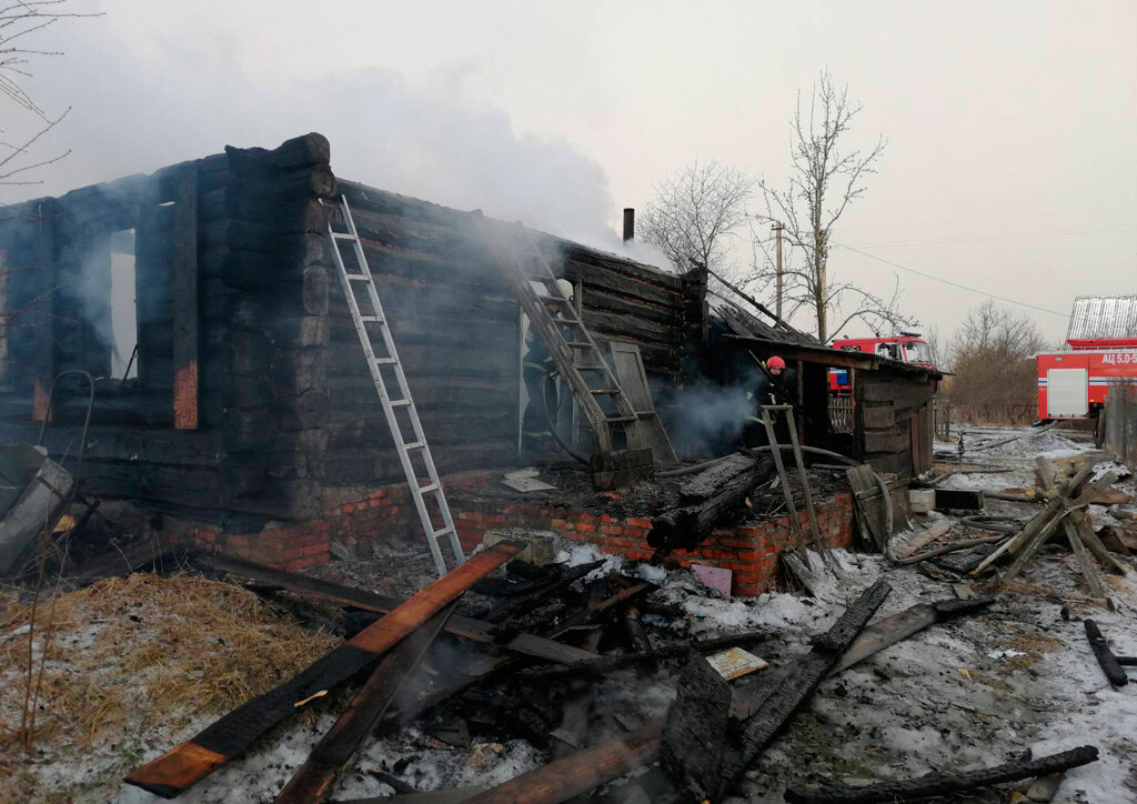 Семь пожаров произошло за выходные в Могилевской области