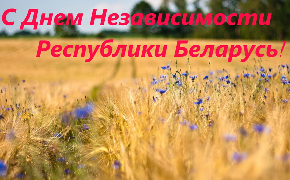 Поздравление с Днем Независимости от члена Совета Республики Национального собрания Республики Беларусь