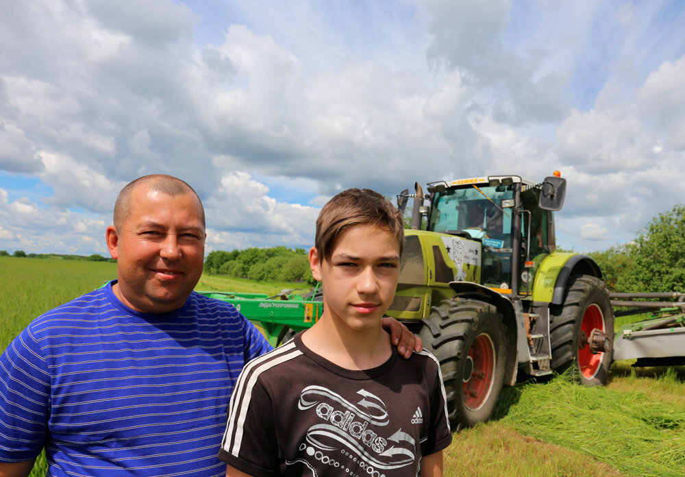 На косовице – главный