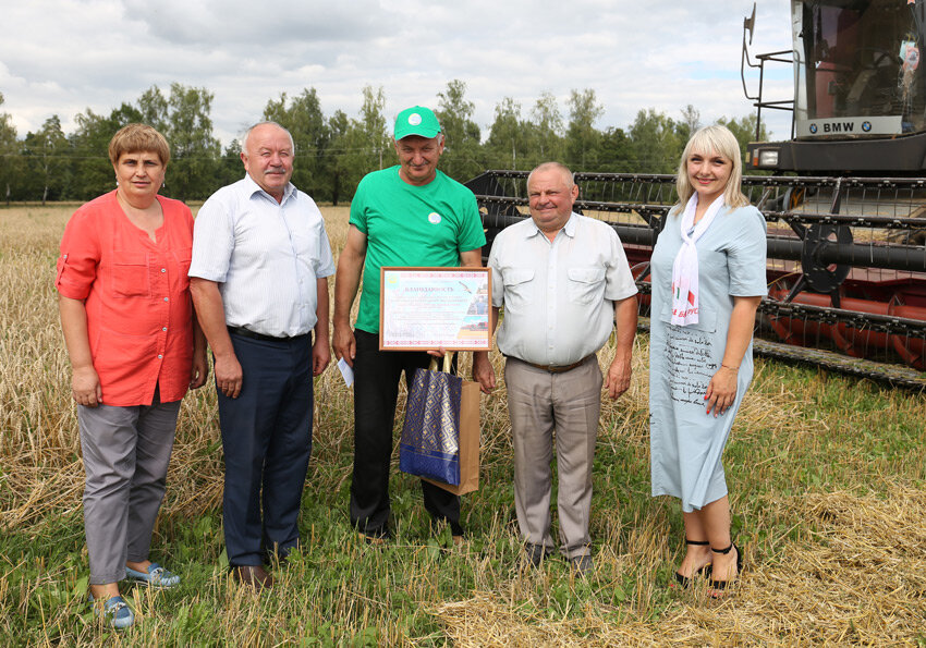 Чествовали «тысячников» из ОАО «Комсеничи»