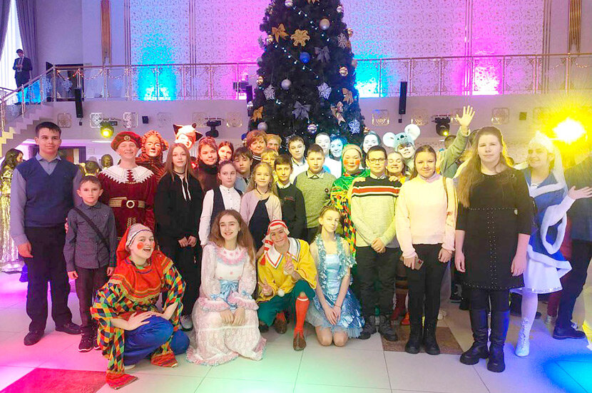 В свете огней губернаторской ёлки