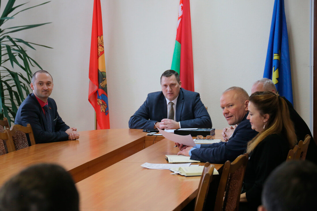 Руководство района встретилось с игроками футбольной команды «Заря»