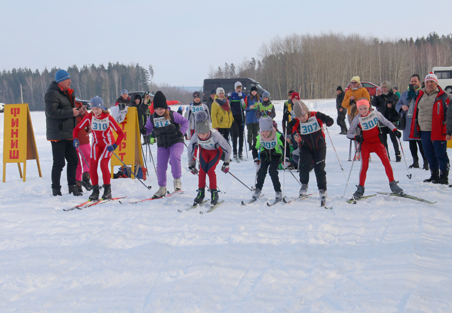 Открытое первенство Круглянской ДЮСШ по лыжным гонкам состоялось в минувшие выходные на Круглянщине
