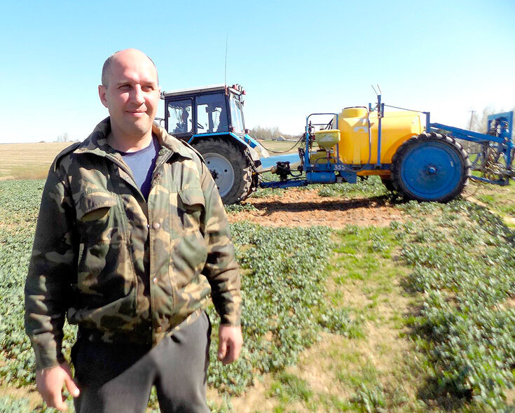 Поле вновь радует душу