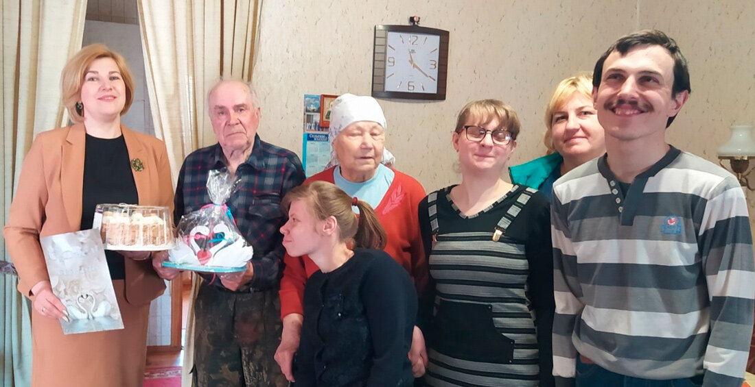 В рамках республиканской акции «Моя семья – моя страна» прошло поздравление семейной пары Сосуновых