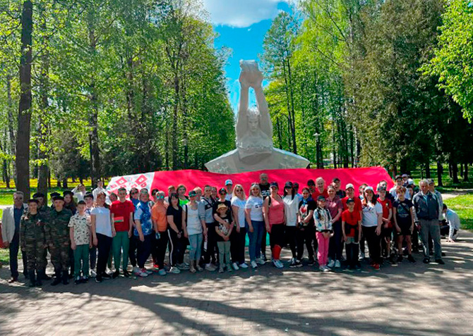 Патриотический велопробег, посвященный Дню Государственного герба, Государственного флага и Государственного гимна Республики Беларусь, прошел на Круглянщине 