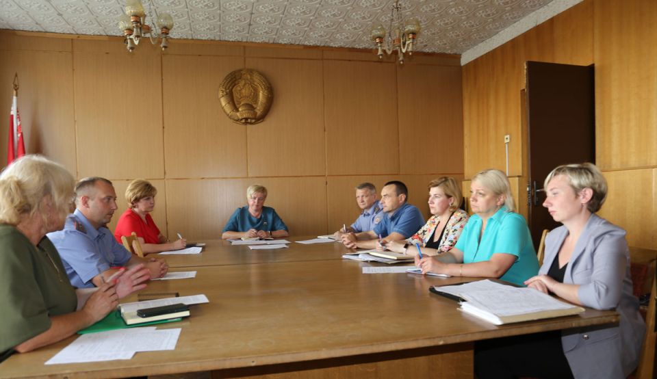 Заседание межведомственного совета по оказанию помощи пострадавшим от домашнего насилия прошло под руководством заместителя председателя райисполкома Анжелы Лукашевич