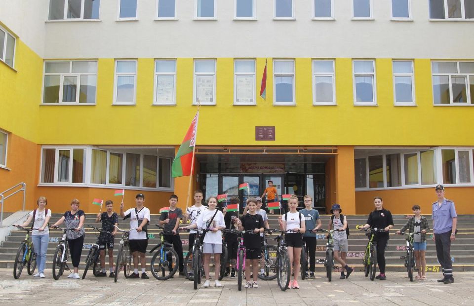 Познавательный велопробег пригласил учащихся СШ №2 г. Круглое