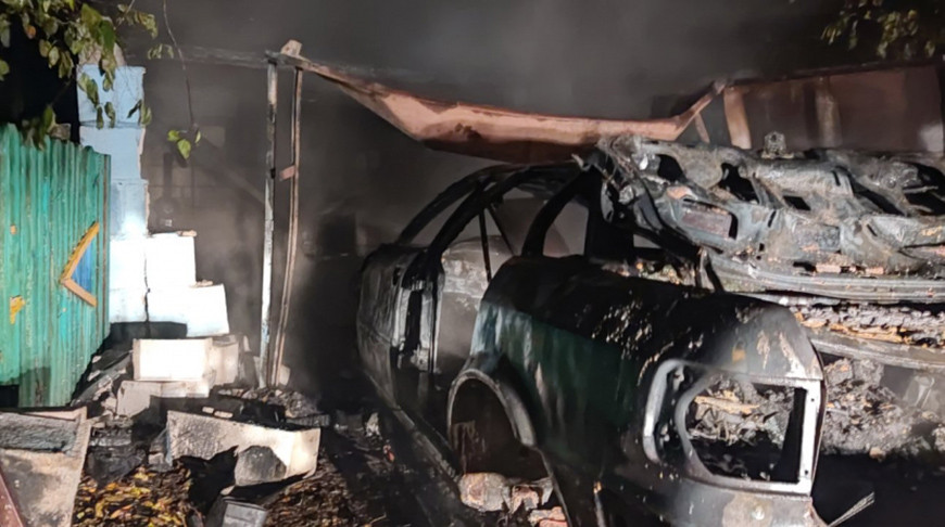 В Могилевской области за прошедшие сутки сгорели два автомобиля и гараж