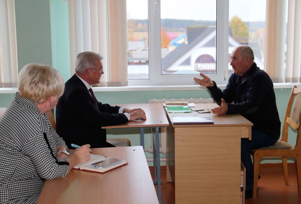 С рабочим визитом Круглянский район посетил заместитель председателя облисполкома Валерий Малашко