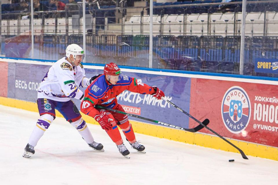 «Юность» нанесла поражение «Могилеву» в матче хоккейного чемпионата страны