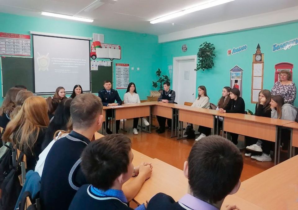 Информационный час «Вечная боль белорусского народа» прошел в ГУО «Средняя школа №2 г. Круглое»