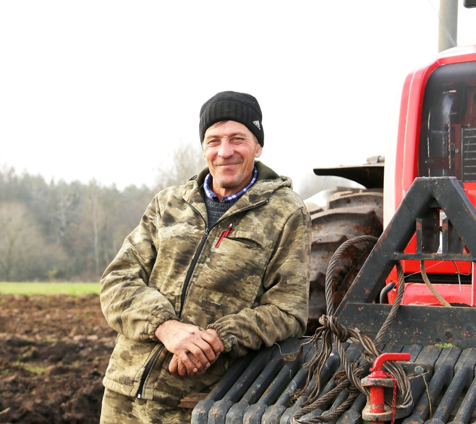 На поле будущего урожая