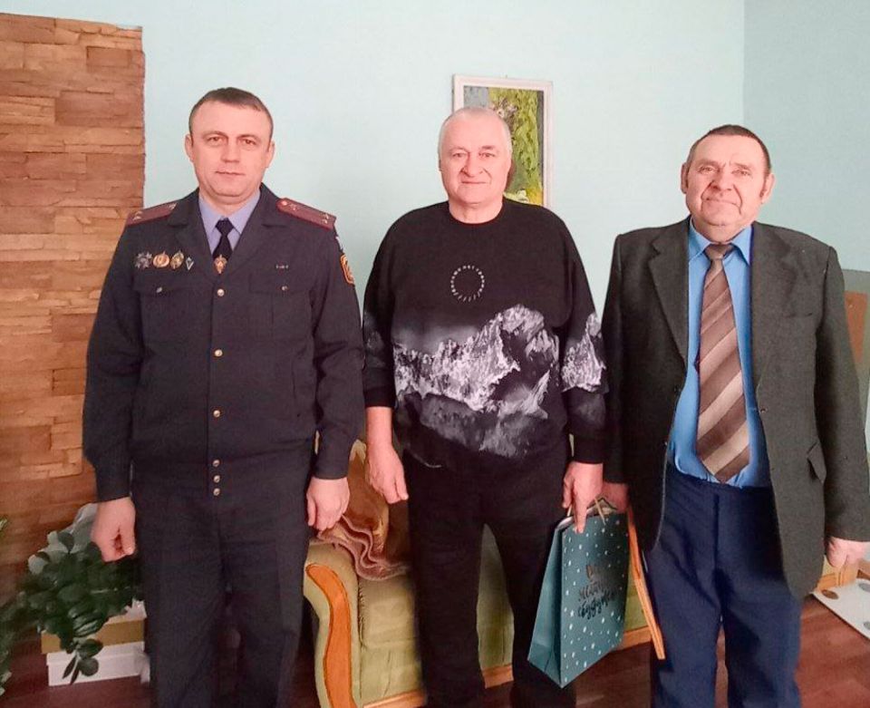 Ветеран милиции Владимир Машкевич отметил свой 75-летний юбилей
