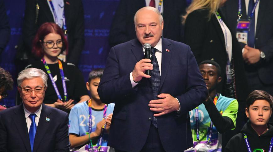 Наперад у будучыню, сябры!” Лукашенко с коллегами по СНГ посетил открытие Игр Будущего в Казани