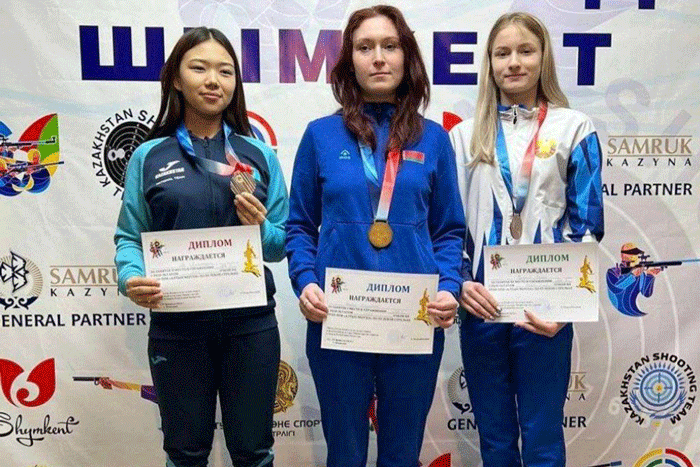 Белорусские спортсмены завоевали 22 медали на соревнованиях по пулевой стрельбе в Шымкенте
