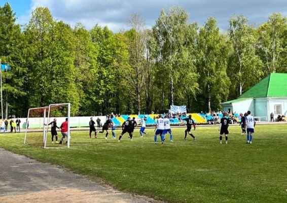 В Круглом состоялся матч между командами ФК «Заря-Круглое» и ФК «Дрибин»