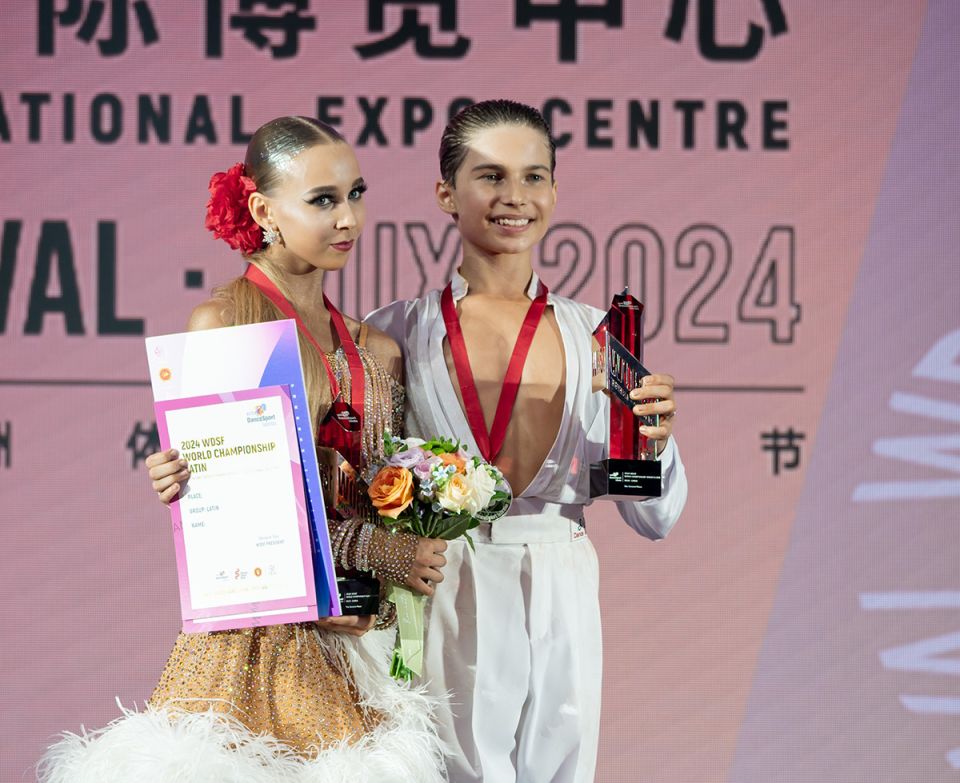 Белорусы впервые в истории взяли серебро на чемпионате мира по танцевальному спорту