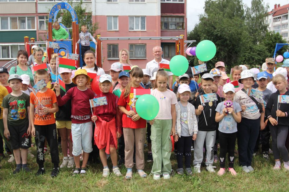 Открылась новая детская игровая площадка