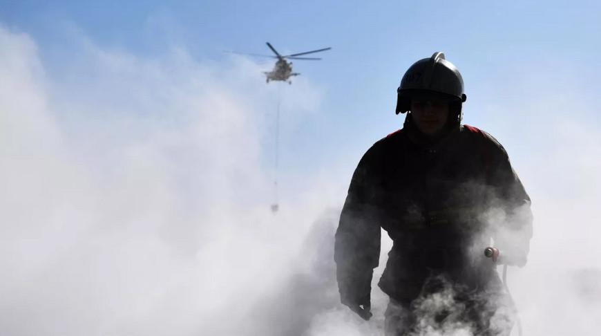 В Москве потушили пожар на территории больницы