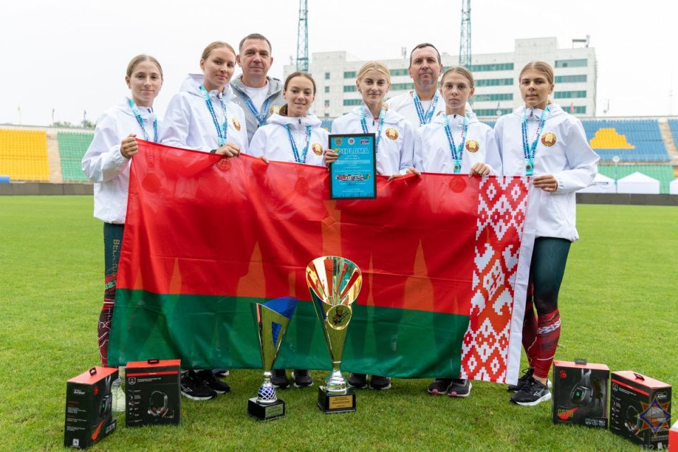 Белорусские юниоры завоевали серебро на чемпионатах мира по пожарно-спасательному спорту