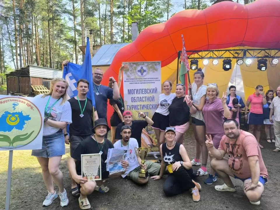 Команда райбольницы «Круглянские герои» вернулась с победой с турслёта