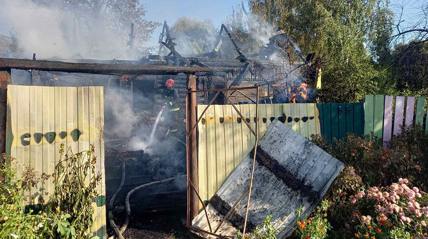 Пожилая женщина погибла при пожаре в частном доме в Горецком районе