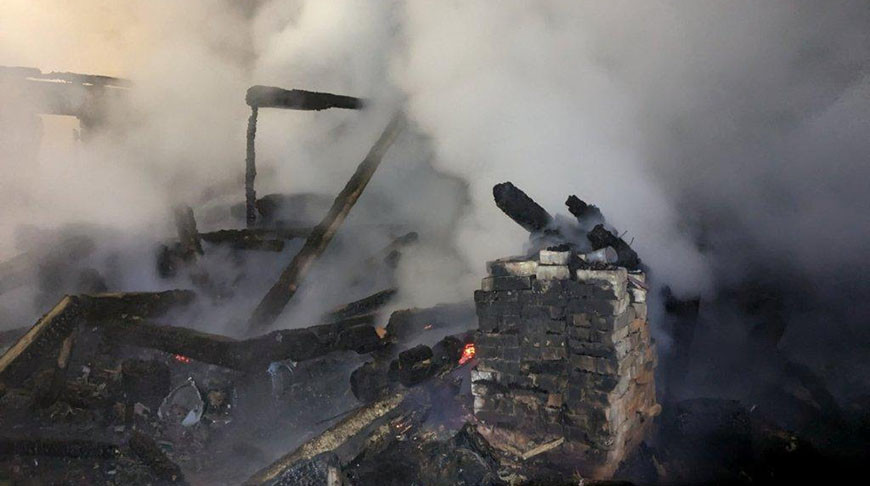 Пенсионер погиб при пожаре жилого дома в Кличевском районе