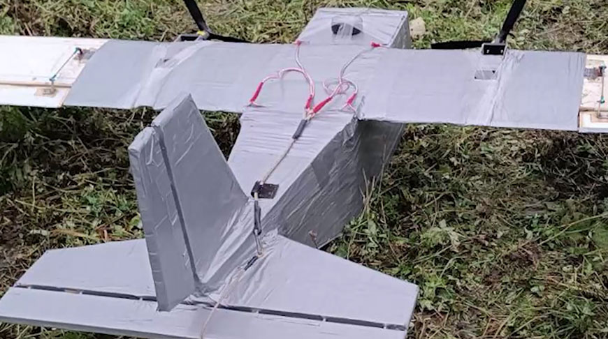 Лидские пограничники изъяли беспилотник самолетного типа с катапультой