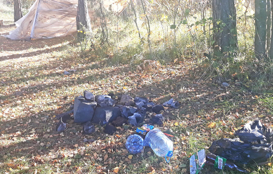 На территории Круглянского района проводится работа по устранению мест несанкционированных отходов