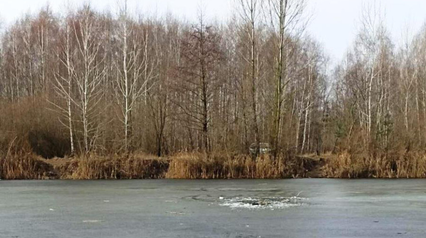 В Березовском районе под лед провалился мужчина