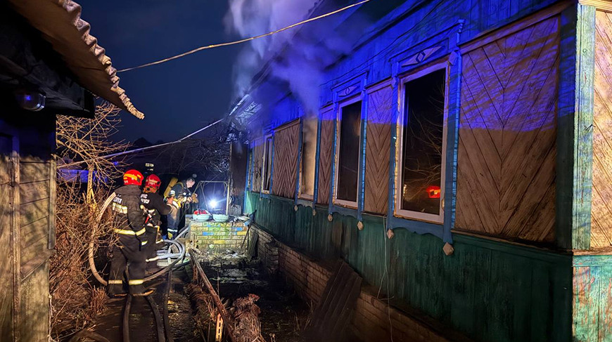 В Костюковичах при пожаре в жилом доме погиб муж хозяйки
