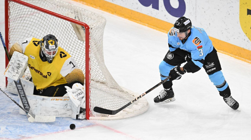 Хоккеисты минского «Динамо» проиграли «Северстали» на выезде