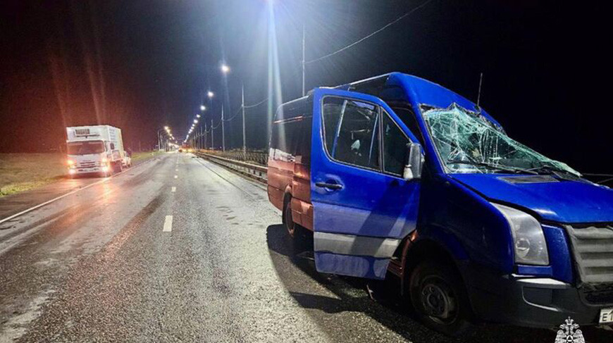 В Калмыкии в ДТП с микроавтобусом погибли семь человек