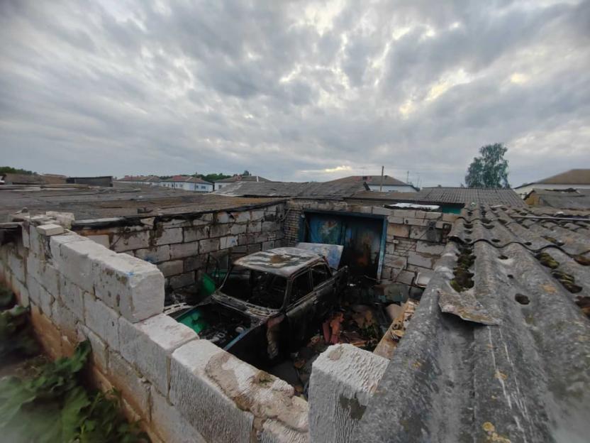 Автомобиль горел в Шкловском районе