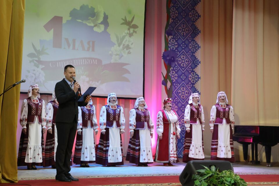 Круглянщина дружно празднует Первомай