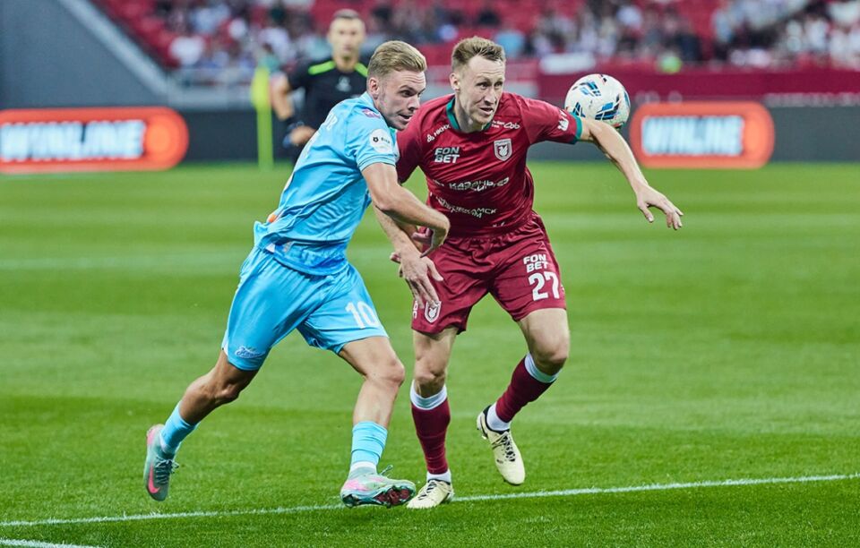 «Рубин» и «Зенит» не выявили победителя в игре Российской премьер-лиги по футболу