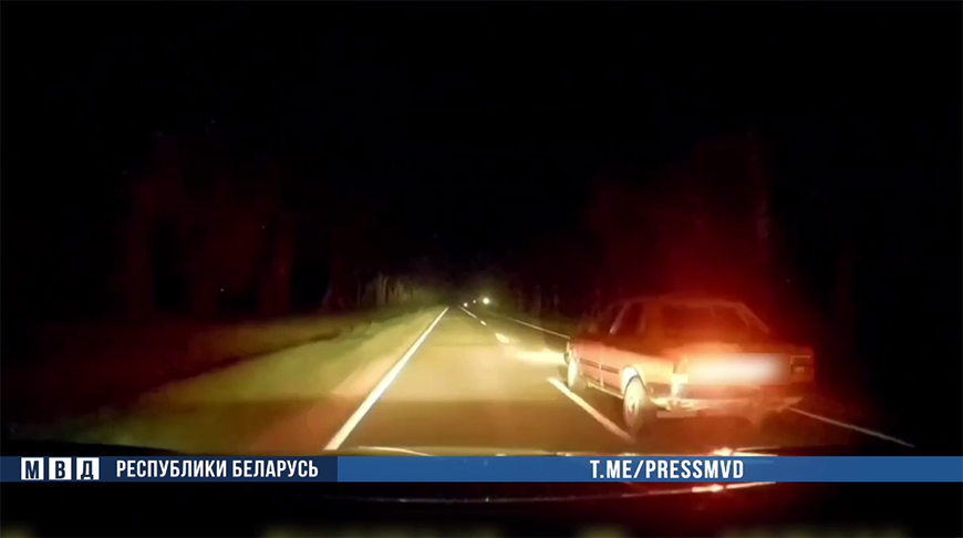 Несовершеннолетнего бесправника в Клецком районе останавливали со стрельбой