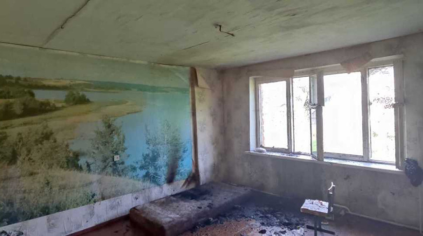 В Костюковичском районе во время пожара сосед спас двух односельчан