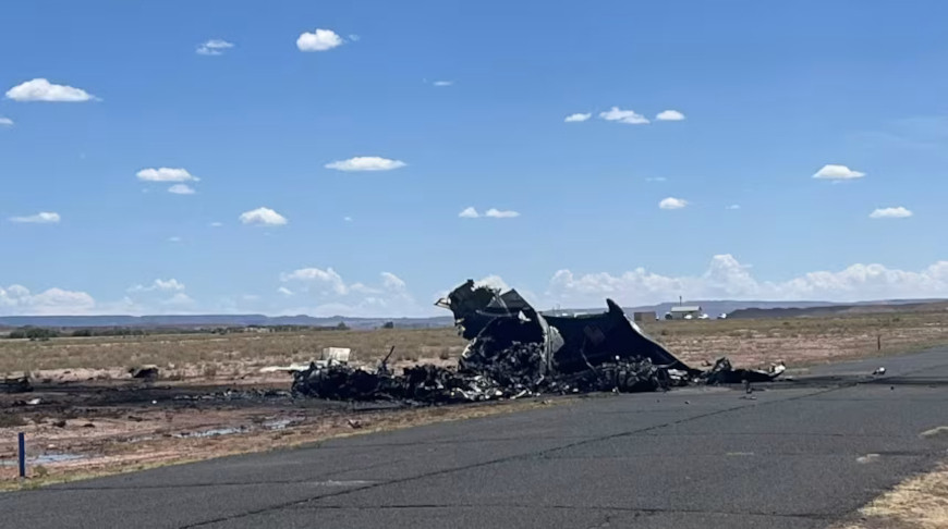 При крушении медицинского самолета в Аризоне погибли четыре человека
