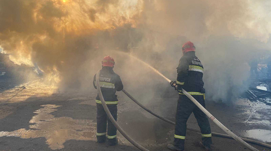 Пилорама горела в Жлобинском районе 